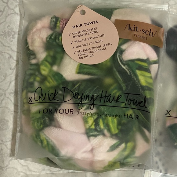 Kit.sch towel scrunchies and headband, hand gloves mask shower set - Picture 5 of 15